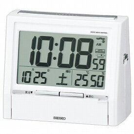 SEIKO セイコー 置時計 デジタル・目ざまし時計 トークライナー 音声報時 電波時計(DA206W) (検) 時計 置き時計 目覚し時計 置時計