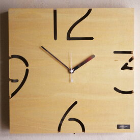 木製立体時計 パズル YC09－104シナ (YC09-104sina) (検) 時計 掛け時計 掛時計 かけ時計 木製