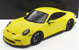 ミニカー 1/18 ポルシェ 911 992 GT3 ミニチャンプス MINICHAMPS 1/18 PORSCHE 911 992 GT3 TOURING COUPE 2022 BLACK RIMS - YELLOW 117069021