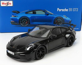 ミニカー 1/18 ポルシェ 911 992 GT3 MAISTO 1/18 PORSCHE 911 992 GT3 COUPE 2022 BLACK 36458BK