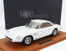 ミニカー 1/12 フェラーリ 500 スーパーファスト TOPMARQUES 1/12 FERRARI 500 SUPERFAST 2-SERIES 1965 WHITE TM12-50C