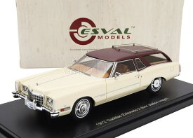 ミニカー アメ車 1/43 キャデラック エルドラド ESVAL MODEL 1/43 CADILLAC ELDORADO SW STATION WAGON 2-DOOR 1972 BEIGE BROWN EMUS43013A