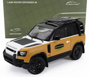 ~jJ[ 1/18 h[o[ j[fBtF_[ 90 ALMOST-REAL 1/18 LAND ROVER NEW DEFENDER 90 TROPHY EDITION 2023 YELLOW WHITE BLACK ALM810710