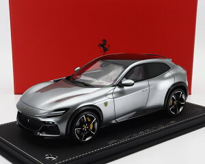 ~jJ[ 1/18 tF[ vTOG BBR-MODELS 1/18 FERRARI PUROSANGUE SUV PANORAMIC ROOF 2022 GRIGIO TITANIO - GREY MET P18231A-VET