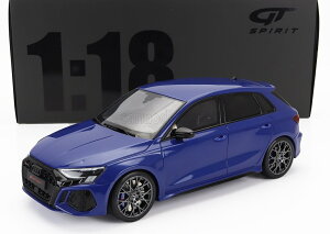 ~jJ[ 1/18 AEfB A3 RS3 GT-SPIRIT 1/18 AUDI A3 RS3 SPORTBACK PERFORMANCE 2022 NOGARO BLUE GT884