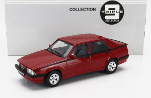 ~jJ[ 1/18 At@I 75 TRIPLE9 1/18 ALFA ROMEO 75 1988 ROSSO ALFA RED T9-1800471