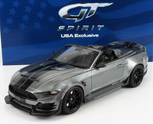 ~jJ[ A 1/18 tH[h }X^O GT-SPIRIT 1/18 FORD USA MUSTANG SHELBY CABRIOLET SUPER SNAKE 2021 GREY BLACK US057