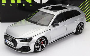 ~jJ[ 1/18 AEfB A6 RS6 NZG 1/18 AUDI A6 RS6 AVANT SW STATION WAGON 2021 SILVER VAKW-0403