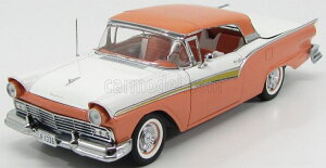 ~jJ[ A 1/18 tH[h tFA[ SUN-STAR 1/18 FORD USA FAIRLANE 500 SKYLINER CABRIOLET OPEN 1957 SAND WHITE 01336