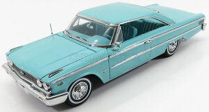 ~jJ[ A 1/18 tH[h MNV[ SUN-STAR 1/18 FORD USA GALAXIE 500 HARD-TOP 1963 PEACOCK LIGHT BLUE 01466