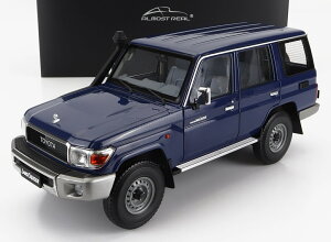 ~jJ[ 1/18 g^ hN[U[ GRJ76 ALMOST-REAL 1/18 TOYOTA LAND CRUISER GRJ76 2017 BLUE ALM870101