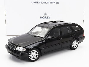 ミニカー 1/18 メルセデス ベンツ Cクラス C200 ノレブ NOREV 1/18 MERCEDES BENZ C-CLASS C200 (S202) T-MODELL SW STATION WAGON 1997 BLACK 183387