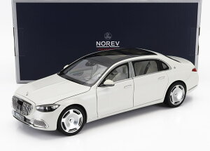 ~jJ[ 1/18 ZfX xc SNX S680 }Cobn mu NOREV 1/18 MERCEDES BENZ S-CLASS S680 MAYBACH (X223) 2021 DIAMOND WHITE MET 183918