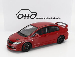 ~jJ[ 1/18 z_ VrbN Q OTTO-MOBILE 1/18 HONDA CIVIC MUGEN RR (FD2) 2008 RED OT1019