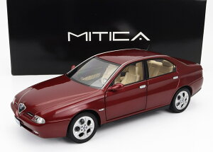 ~jJ[ 1/18 At@I 166 MITICA-DIECAST 1/18 ALFA ROMEO 166 3.0 V6 1998 BEIGE INTERIOR ROSSO PROTEO MET RED 200032-D