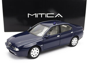 ~jJ[ 1/18 At@I 166 pgJ[ MITICA-DIECAST 1/18 ALFA ROMEO 166 2.0 TWIN SPARK 1998 POLICE BLUE 200034-D