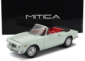 ~jJ[ 1/18 At@I WA 1600 MITICA 1/18 ALFA ROMEO GIULIA 1600 GTC CABRIOLET OPEN 1964 INTERIOR RED LIGHT BLUE MITICA100082