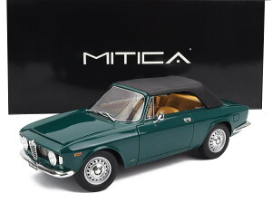 ~jJ[ 1/18 At@I WA 1600 MITICA 1/18 ALFA ROMEO GIULIA 1600 GTC CABRIOLET CLOSED 1964 INTERIOR CINGHIALE GREEN MITICA100089