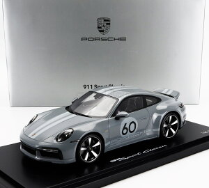 ~jJ[ 1/18 |VF 911 992 SPARK-MODEL 1/18 PORSCHE 911 992 SPORT CLASSIC N 60 COUPE 2022 LIGHT GREY WAP0210120SSCL