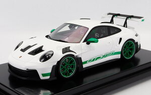 ~jJ[ 1/12 |VF 911 992 GT3 SPARK-MODEL 1/12 PORSCHE 911 992 GT3 RS COUPE 2023 WHITE GREEN WAP0231550P002