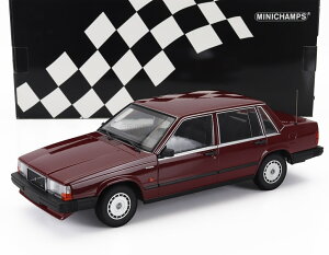 �~�j�J�[ 1/18 �{���{ 740GL �~�j�`�����v�X MINICHAMPS 1/18 VOLVO 740GL 1986 RED 155171704