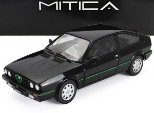 ~jJ[ 1/18 At@I Xvg MITICA-DIECAST 1/18 ALFA ROMEO SPRINT 1.5 QUADRIFOGLIO VERDE 1983 NERO BLACK 200043-D