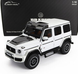 ミニカー 1/18 メルセデス ベンツ Gクラス G63 ALMOST-REAL 1/18 MERCEDES BENZ G-CLASS G63 AMG BRABUS BITURBO 2023 DIAMOND WHITE ALM860542