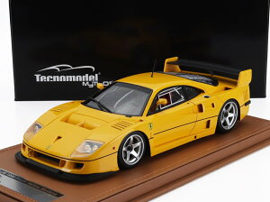 ~jJ[ 1/18 tF[ F40 TECNOMODEL 1/18 FERRARI F40 LM PRESS VERSION 1996 WITH 5 SPOKE SILVER RIMS GIALLO MODENA - YELLOW TM18-286S