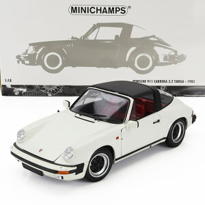 ~jJ[ 1/18 |VF 911 3.2 J ~j`vX MINICHAMPS 1/18 PORSCHE 911 3.2 CARRERA TARGA SPIDER 1983 WHITE 100063062