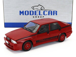 ~jJ[ 1/18 At@I 75 MCG 1/18 ALFA ROMEO 75 TURBO EVOLUZIONE 1987 RED MCG18428