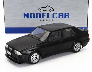 ~jJ[ 1/18 At@I 75 MCG 1/18 ALFA ROMEO 75 TURBO EVOLUZIONE 1987 BLACK MCG18429