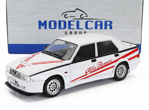 ~jJ[ 1/18 At@I 75 MCG 1/18 ALFA ROMEO 75 TURBO EVOLUZIONE 1987 WHITE RED MCG18430