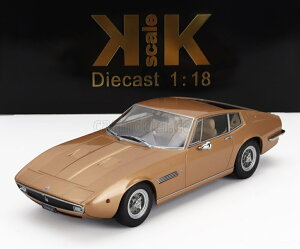 �~�j�J�[ 1/18 �}�Z���e�B �M�u�� KK-SCALE 1/18 MASERATI GHIBLI COUPE 1969 GOLD MET KKDC181274