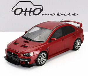 ~jJ[ 1/18 OH T[ EVO OTTO-MOBILE 1/18 MITSUBISHI LANCER EVO X FQ400 2012 RED OT1084