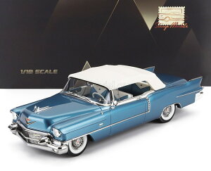 ~jJ[ A 1/18 LfbN Ghh STAMP-MODELS 1/18 CADILLAC ELDORADO BIARRITZ CABRIOLET CLOSED 1956 BAHAMA BLUE STM1956002