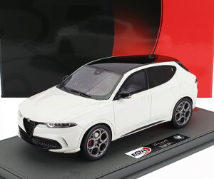 ~jJ[ 1/18 At@I gi[ BBR-MODELS 1/18 ALFA ROMEO TONALE TRIBUTO BLACK ROOF 2023 BIANCO ALFA - WHITE BLACK BBRC1858C-VET