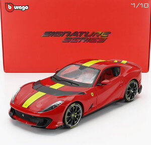 ~jJ[ 1/18 tF[ 812 u[S BURAGO 1/18 FERRARI 812 COMPETIZIONE 2021 ROSSO CORSA - RED YELLOW 18-16915