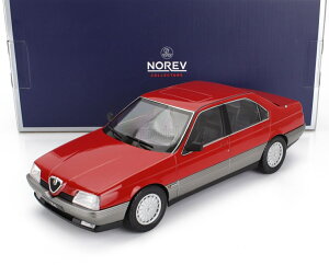 ~jJ[ 1/18 At@I 164 mu NOREV 1/18 ALFA ROMEO 164 1991 ROSSO ALFA - RED 187866
