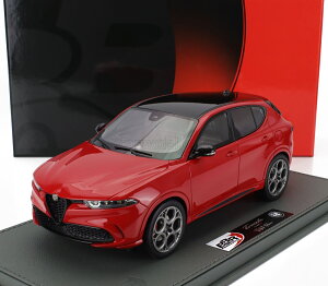 ~jJ[ 1/18 At@I gi[ BBR-MODELS 1/18 ALFA ROMEO TONALE TRIBUTO BLACK ROOF 2023 ROSSO ALFA - RED BBRC1858A-VET