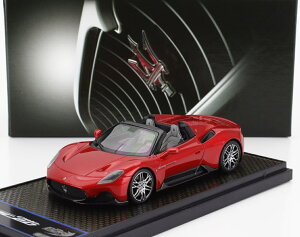~jJ[ 1/43 }ZeB MC20 BBR-MODELS 1/43 MASERATI MC20 CIELO SPIDER 2022 MMXX DESIGN RIMS ROSSO VINCENTE - RED MET BBRC276B