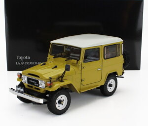 ~jJ[ 1/18 g^ hN[U[ SUV  KYOSHO 1/18 TOYOTA FJ40 LAND CRUISER 1980 YELLOW 08971Y