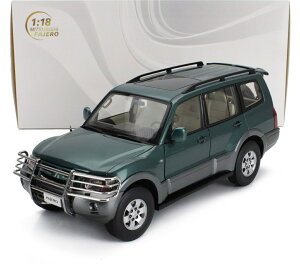 ~jJ[ 1/18 OH pWF SUN-STAR 1/18 MITSUBISHI PAJERO 3.5L V6 V73 2006 GREEN GREY 05831