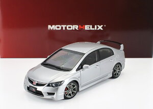~jJ[ 1/18 z_ VrbN MOTORHELIX 1/18 HONDA CIVIC TYPE-R FD2 WITH ENGINE AND ACCESSORIES 2007 SILVER M85410