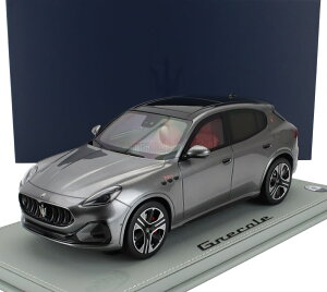 ~jJ[ 1/18 }ZeB OJ[ SUV BBR-MODELS 1/18 MASERATI GRECALE FOLGORE SUV 2022 GRIGIO LAVA - GREY MET P18243C-VET