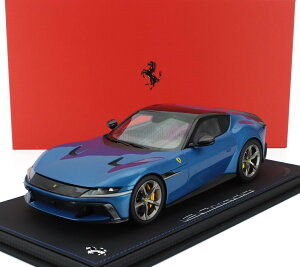 ~jJ[ 1/18 tF[ 12`h BBR-MODELS 1/18 FERRARI 12 CILINDRI COUPE V12 830cv 2024 BLU CORSA - BLUE MET P18248D-VET