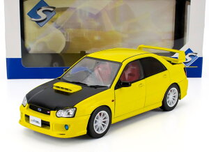 ~jJ[ 1/18 Xo CvbT \h SOLIDO 1/18 SUBARU IMPREZA WRX STi STREETFIGHTER 2003 YELLOW CARBON BLACK 1812302