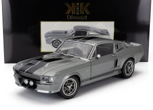 �~�j�J�[ �A���� 1/12 �}�X�^���O ���X�^���O KK-SCALE 1/12 FORD USA MUSTANG SHELBY GT500 ELEANOR COUPE 1967 GREY BLACK KKDC120171