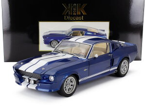 �~�j�J�[ �A���� 1/12 �}�X�^���O ���X�^���O KK-SCALE 1/12 FORD USA MUSTANG SHELBY GT500 ELEANOR COUPE 1967 BLUE WHITE KKDC120174