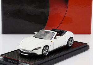 �~�j�J�[ 1/43 �t�F���[�� ���[�} BBR-MODELS 1/43 FERRARI ROMA SPIDER OPEN 2020 BIANCO CERVINO - WHITE BBRC282C