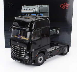 �~�j�J�[ 1/18 �����Z�f�X �x���c �g���b�N NZG 1/18 MERCEDES BENZ ACTROS L 1863 GIGASPACE 4x2 TRACTOR TRUCK 2-ASSI 2023 BLACK 1094/51